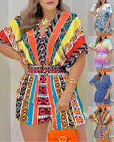 New Summer Style T90472023 Is Specially Designed For Loose Leisure Printed