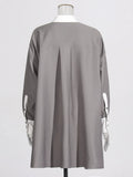 Commuter Loose Thin Tops 2025 Summer New Ins Blogger Trendy Retro Long