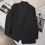 Taro Violet Silove Suit Jacket Woman 2025 Spring New Korean Design Sense Niche Fashion Small