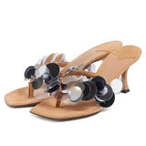 Mint Green With Skirt Slippers And Fairy Shoes Fashion Wear 2025JC New French Cool-Dragging Black
