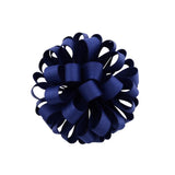 3inch New Design Beauty Grosgrain Ribbon Flower With Elastic Rope Floral Hair Bands Kids Accessories