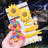 New Girls Cute Cartoon Flower Geometric Hairpins Sweet Headband Hair Ornament Barrettes Hair Clips Fashion Hair