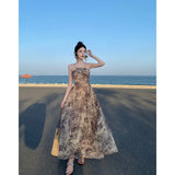 Zingj 2023 Summer Female Dress Season Tea Line Is A Long