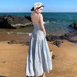 Zingj Pat Water Soluble Ten Thousand Needle Thorn Embroidery Heavy Industry Dress New Sling