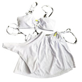 Add Color 2022 New Pit Bar Solid Three-Piece Set Swimsuit