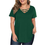 Panel Open Front Cardigan And Crisscross Tank Top Asymmetric Cardigan T-Shirts For Women 3xl 4xl
