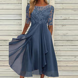 Long Sleeve Loose Pullover Dress Vintage Printed Women Buttoned Shirt Dress 2022 Summer Lady O-Neck Casual Maxi