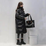 2021 Long Jacket Women 90% White Duck Down Parka New Winter Blue Down Coat Female Yellow Down Thick Warm