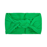 New Braided Nylon Baby Headbands For Girls Twisted Top Cross Knot Headwraps Turban Elastic Soft Hairbands Hair