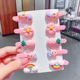 New Girls Cute Cartoon Ice Cream Unicorn Hair Clips Kids Lovely Hairpins Headband Barrettes Fashion Hair