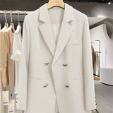 Over The Collar Blazer Women's Spring And Autumn New Korean Version Of The Design Of High-End Korean Version Of The Casual Suit