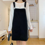 Women Denim Summer Split Pockets All Match Vintage Mini Dresses Fashion Streetwear Korean Loose High Waist Denim