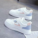 Zingj Ins Tide Base Small White Shoes Spring 2023 New Breathable Platform Women's Shoes Korean Fashion Student Board Shoes- Outfit