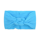 New Braided Nylon Baby Headbands For Girls Twisted Top Cross Knot Headwraps Turban Elastic Soft Hairbands Hair