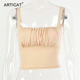 White Ruched Sexy Crop Top Women Strapless Backless Summer Tank Top Tees Slim Casual Beach Camisole Bralette