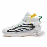 Sneakers New Arrival Men's Blade Running Shoes Graffiti Sports Shoes Outdoor Training White Jogging Shoes Trendy Men