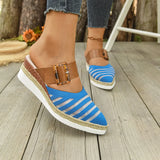 Women's Sandals 2025 Summer New Flat Bottom Slope And Pointed Casual Women's Cool Slippers
