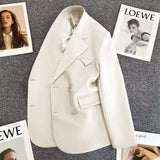 Zingj And Autumn Small Suit Jacket Female Senior Design Sense Small Minority 2024 New Spring And Autumn Korean Version Loose Casual