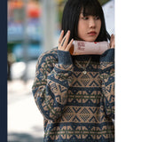 Sweater Men Women Clothing Outerwear Knitted Kawaii Clothes Harajuku Cropped Jumper Pull Tops Sweaters Long Sleeve
