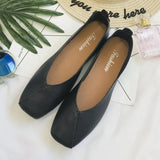 The Spring And Autumn Of 2024, The New Korean Version Square-Bottomed Single Shoes Female Harajuku Students Doudou Shoes Shallow Lazy