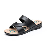 Women Slipper Shoes Genuine Leather Slide Shoes Ladies Outside Flip Flops Women Sandals Women Summer Shoes Big