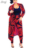 New African Print Elastic Bazin Baggy Pants Rock Style Dashiki SLeeve Famous Suit For Lady/women coat and leggings