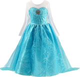 Winter Dress New Queen Halloween Costume For Kids Cosplay Dresses Princess disfraz carnaval vestido de festa