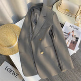 2025 New Grey High-End British Style Suitcase Lady French Style Fashion Small