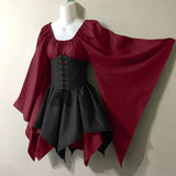 New Party Long-Sleeved Women's Renaissance Medieval Dress Festive