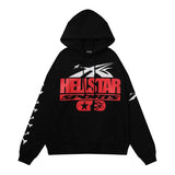 High Street Ins Minority Retro Print Letters Loose Hooded Sweaters For Men And Women In Autumn And