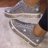 2025 Spring Fashion Water Diamond Lide Size Flat Bottom With Women's Singles