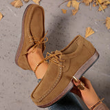 Spring And Autumn Leisure Flat-Bottomed Lefu Shoes Shallow Mouth Pedal Round Head Lady Comfortable Single