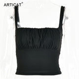 White Ruched Sexy Crop Top Women Strapless Backless Summer Tank Top Tees Slim Casual Beach Camisole Bralette