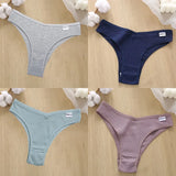 Cotton Panties Women's Panties FINETOO Sexy Female Underpants Low Waist Underwear Women Pantys Lingerie