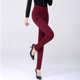 Autumn Women Casual Loose High Waist Harem Pants Ladies Office Pants Plus Size Trousers S~4XL 5XL 6XL Blue Red Khaki