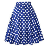 Women's Runway Cotton Retro Vintage Skirt Black Faldas High Waist A Line Rockabilly Jupe 50s Swing Umbrella Skirts Pin Up