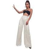 High Waist Fashion Casual Sequins Loose-fitting