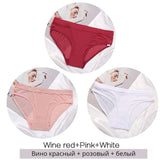 3PCS/Set Transparent Mesh Women's Panties Low Waist Ladies Briefs Female Underpants Fashion Girl Panty Lingerie