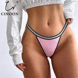 Sexy Women's Panties G-string Thong Cotton Underwear Sexy Panties Female Underpants Solid Color Pantys Intimates