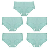 5PCS/Set Women's Panties Cotton Underwear Seamless Plus Size Briefs Low-Rise Soft Panty Women Underpants Female