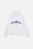 Letter Printed Hobbed Sweatshirt-Outfit