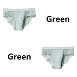 Women's Invisible Underwear Panties Intimate Briefs For Women Sexy Transparent Floral Lace Panties Seamless Panty