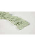 New Autumn Vintage Gauze Hollow V-Neck Off-Shoulder Green Tie Dyed E-girl Crop Tops Women's Party Club Sexy T-Shirt