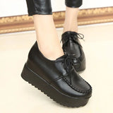 The Spring And Autumn Of 2024, The New Korean Version Of High-Heeled Women's Shoes Increased Single Shoes, British Retro Thick-Soled Muffin