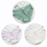 3pcs Sexy Lace Panties Women's Cotton Underwear Seamless Cute Bow Briefs Soft Comfort Lingerie Female Sexy