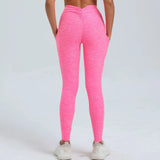 Zingj Tight Side Pocket V-Waist Yoga Pants No Embarrassment Line Peach Hip Fitness Hip Sweatpants-Outfit
