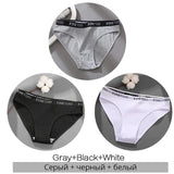 Cotton Women's Panties Panty Sexy Panties Female Underpants Solid Color Panty Intimates Women Lingerie
