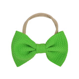 inches Solid Elastic Headband Handmade Boutique Hair Rope For Baby Girls Turban Bow Hair Band Headwear Hair Accessories