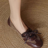 Enough Not To Take Off!2025 New Autumn Soft Leather Single Shoes Women Soft Sole Ballet