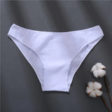 Women Cotton Panties Comfortable Underwear Solid Color Briefs Plus Size Female Underpant Panty Lingerie